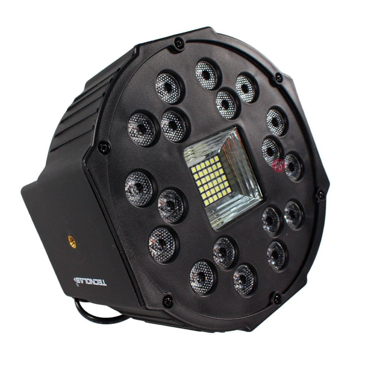 TECNOLAB - Foco PAR RGB 18 LED 60W Estroboscopico DMX - PS