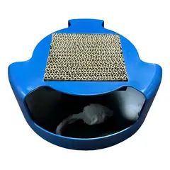 BUEN AMIGO - Juguete Gato Atrapa Ratón Juego Interactivo Para Mascota - Azul