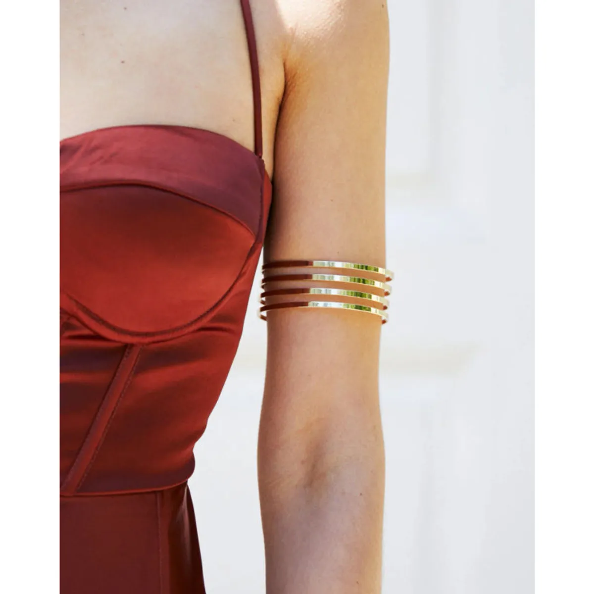 MI PLACARD - Brazalete de Brazo Sol Dorado
