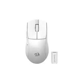 REDRAGON - Mouse inalámbrico King PRO 1K M916, Color Blanco