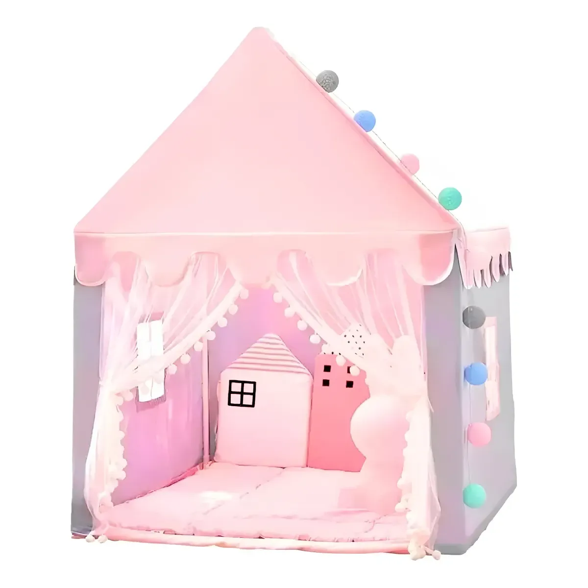 GENERICO - Carpa Casa Para Niñas Niños Carpa Plegable Princesa