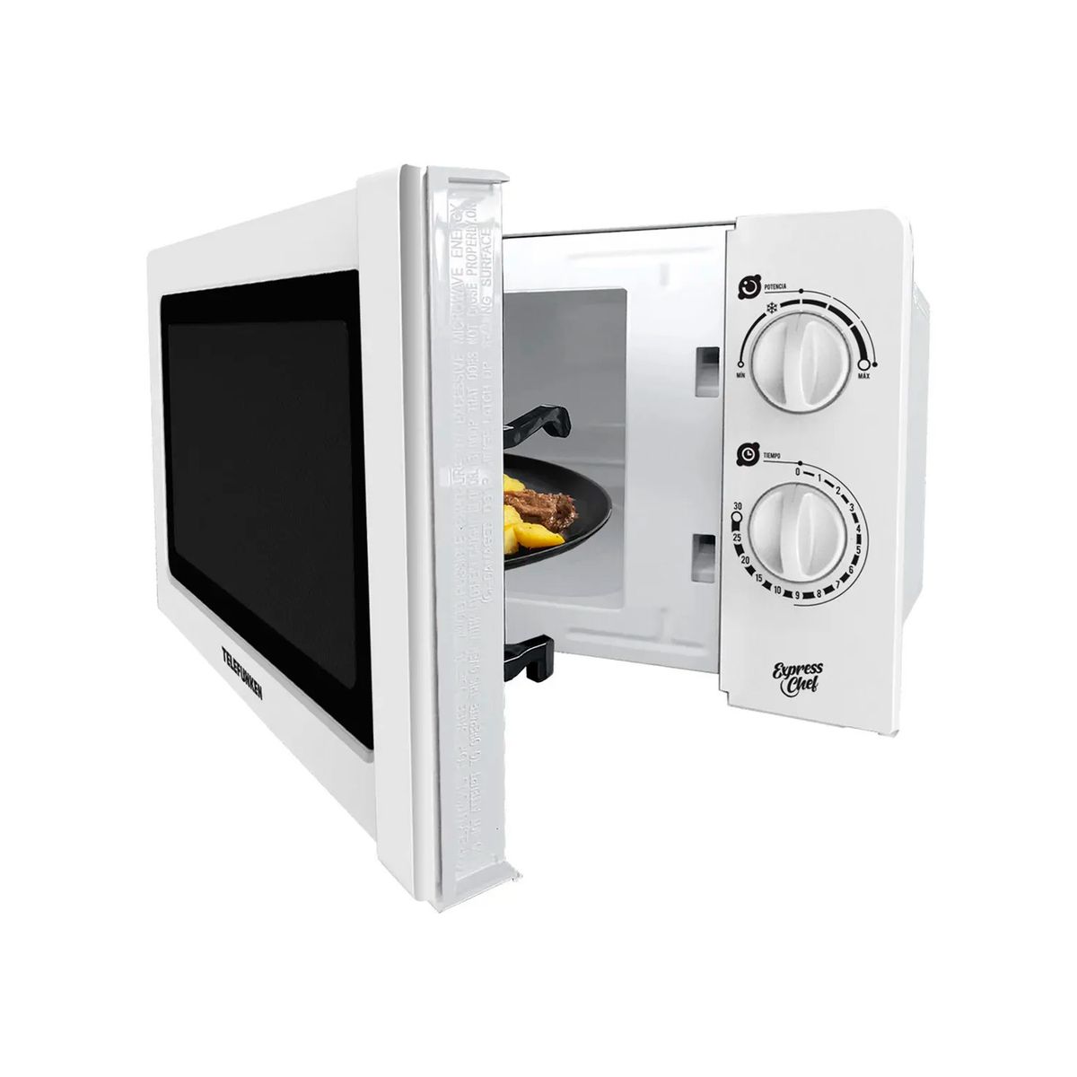 TELEFUNKEN - Horno Microondas Telefunken TFK-20 A 700W 8L Blanco