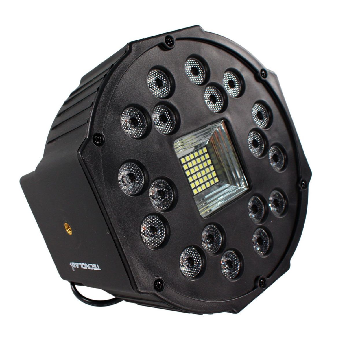 TECNOLAB - Foco PAR 18 LED RGB 60W DMX con Efecto Strobe - SC