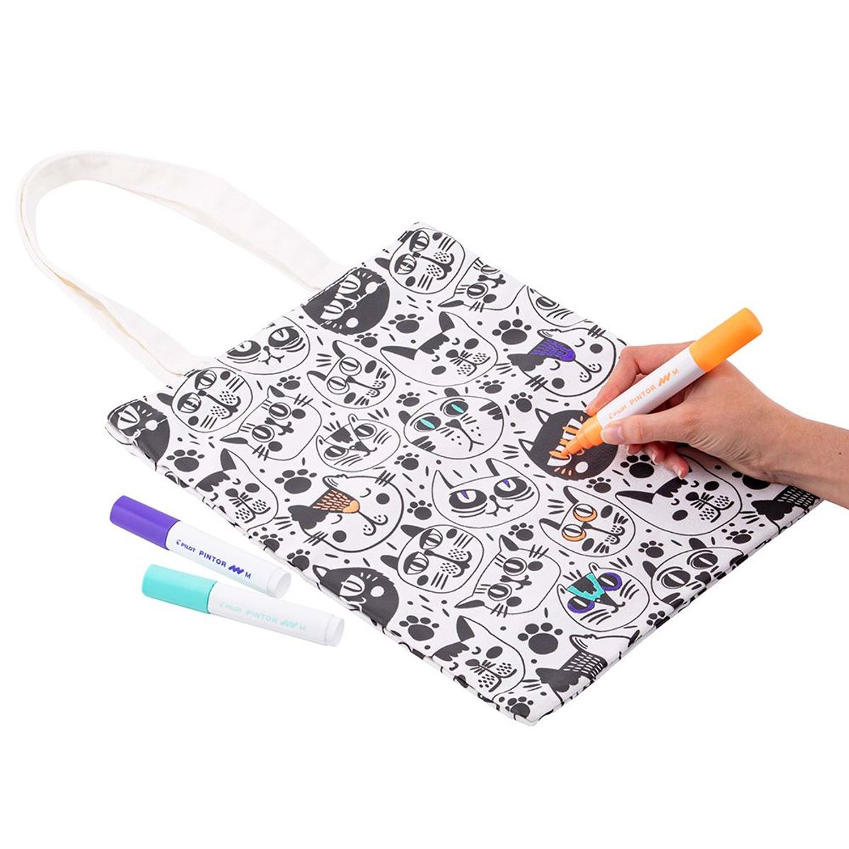 PILOT - Bolsa Gatitos + 3 Pintor