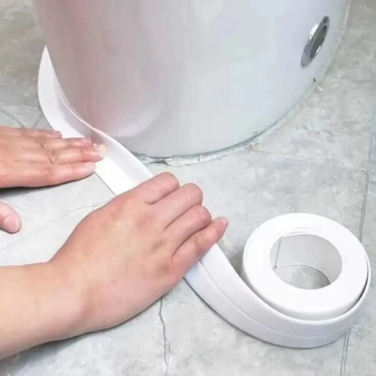 GENERICO - Cinta Selladora Impermeable Baño Ducha Blanca Autoadhesiva