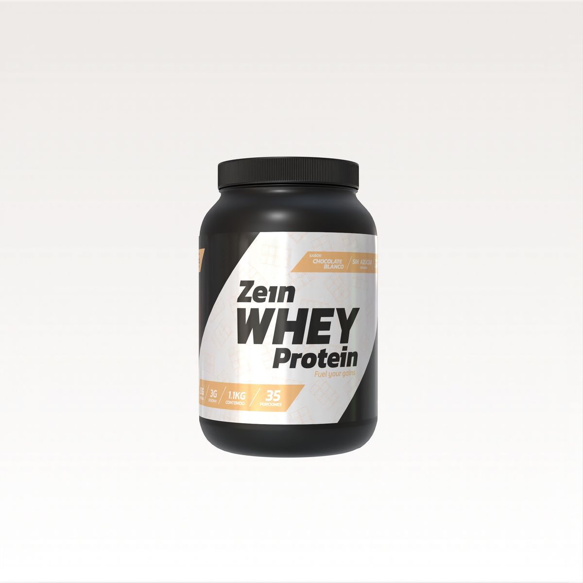 ZEIN - PROTEINA WHEY 1,1KG 35 PORCIONES CHOCOLATE BLANCO - ZEIN