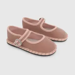 COLLOKY - Ballerina de Niña Rosa viejo con Hebilla