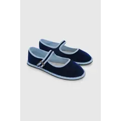 COLLOKY - Ballerina de Niña Azul con Hebilla