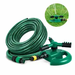 GENERICO - Pack Manguera de Riego 50 Metros 3 4 PVC Reforzado Doble con Aspersor Jardin