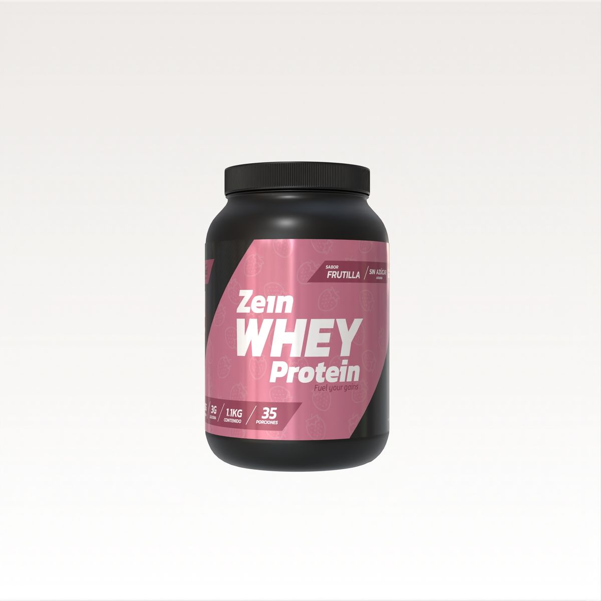 ZEIN - PROTEINA WHEY 1,1KG 35 PORCIONES FRUTILLA - ZEIN