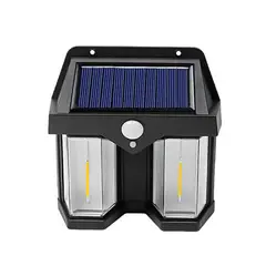 GENERICO - Aplique Solar Dos Leds con Sensor de Movimiento
