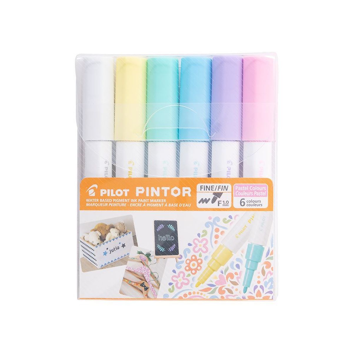 PILOT - Pintor Set Pastel Punta Fina 6 un.