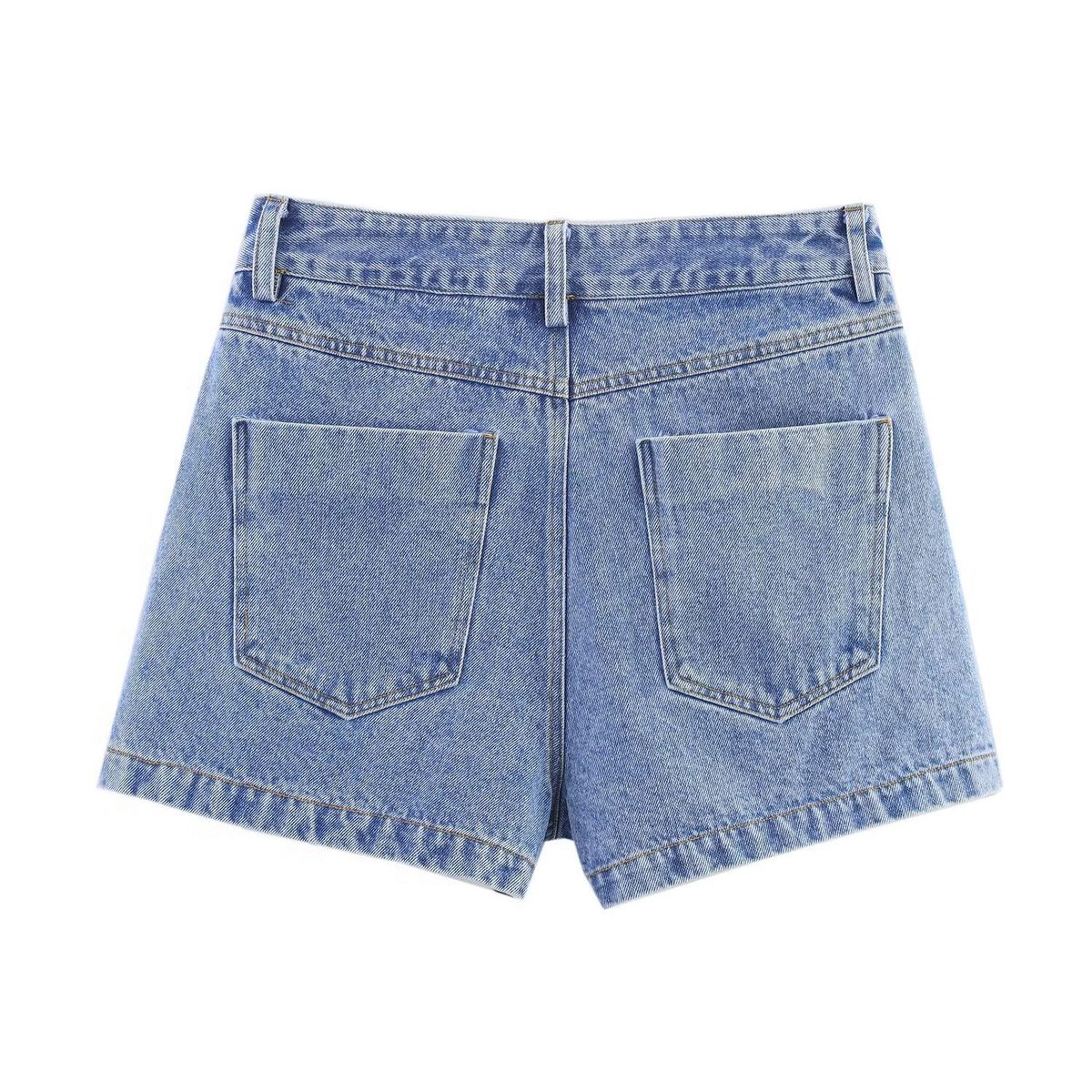 VELVET - Falda Corta  Denim Rosalía