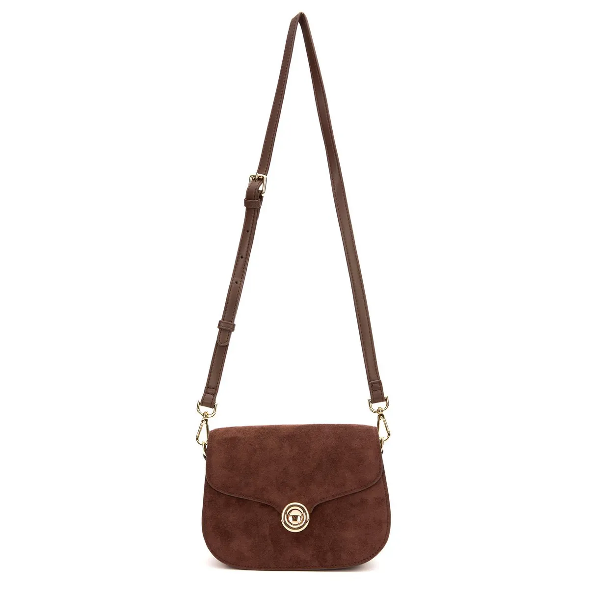 GACEL - Cartera - Retro con Tapa - Gacel - Chocolate