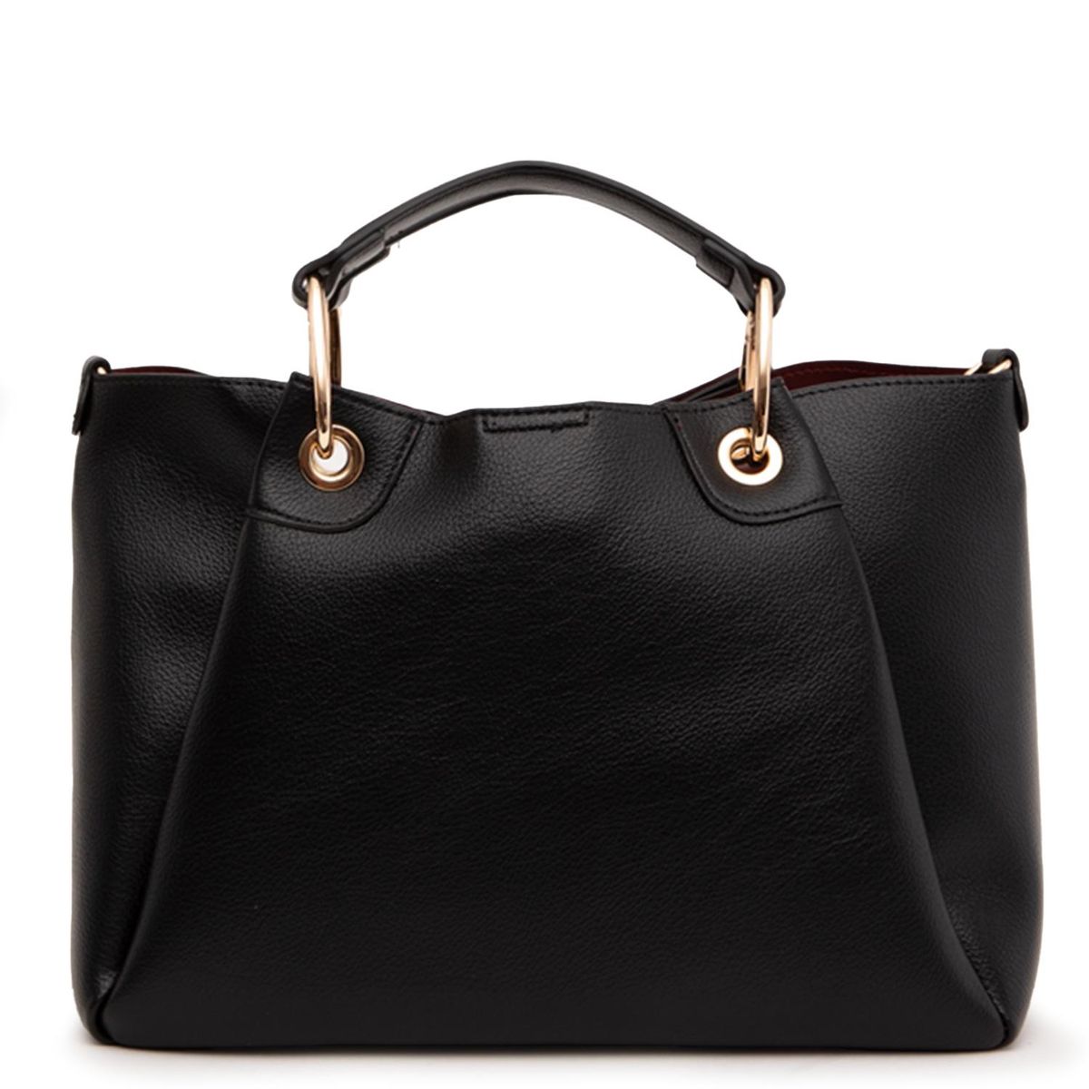 GACEL - Cartera - Dos Asas Mediana - Gacel - Negro