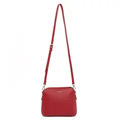 GACEL - Cartera - Bandolera Grande - - Rojo