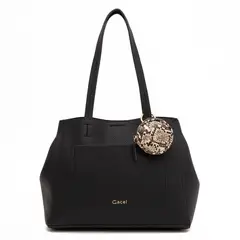 GACEL - Cartera - Dos Asas Mediana - - Negro