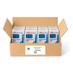 GENERICO - Caja de Resaltador Destacador - Caja 144 uds - Celeste - Tamano Unico