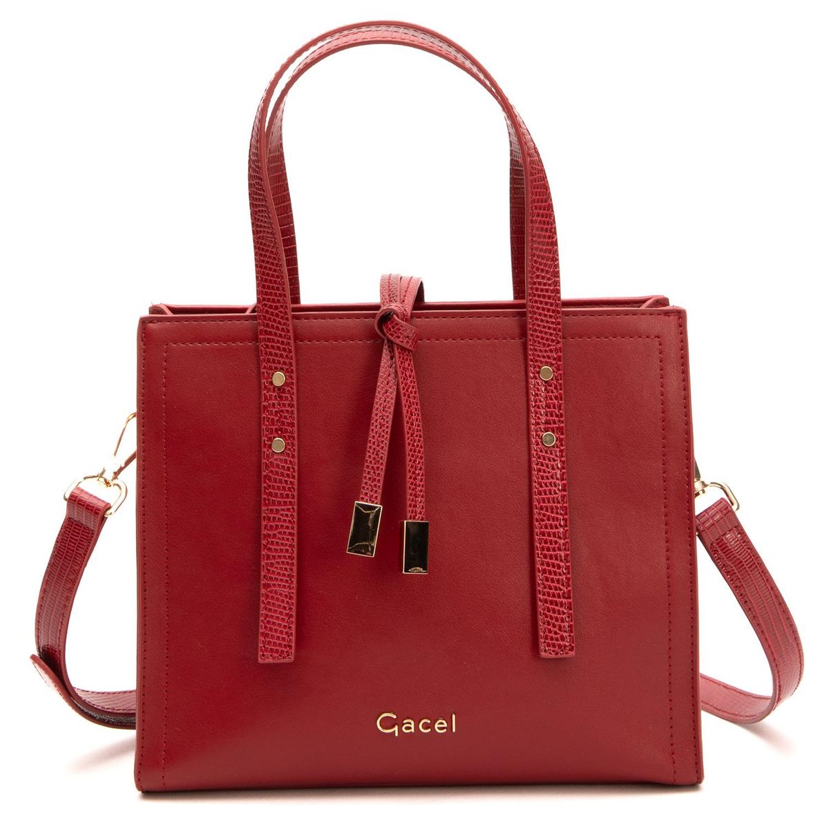 GACEL - Cartera - Dos Asas Pequeña - Gacel - Rojo