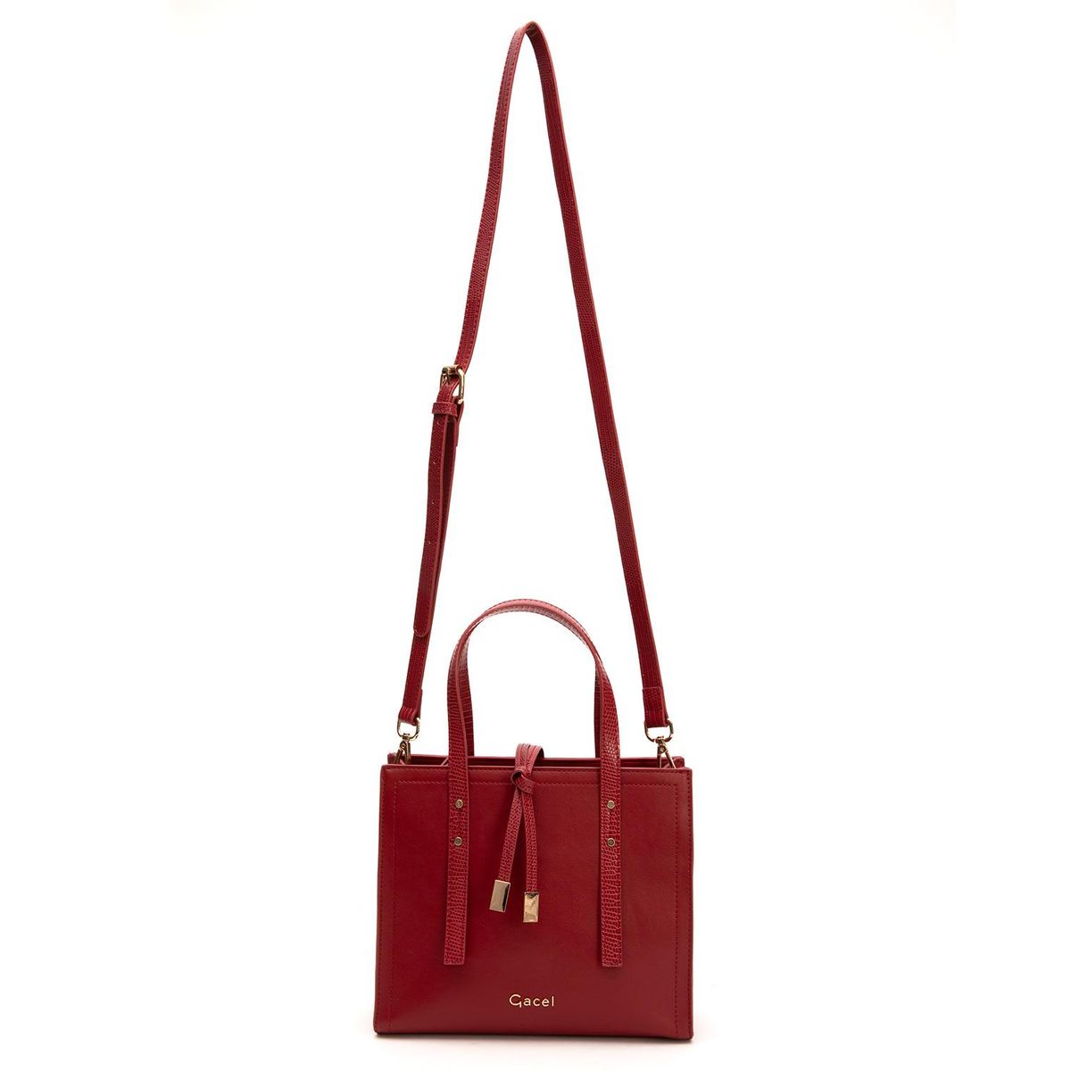 GACEL - Cartera - Dos Asas Pequeña - Gacel - Rojo