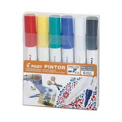 PILOT - Pintor Set Clásicos Punta Fina 6 un.