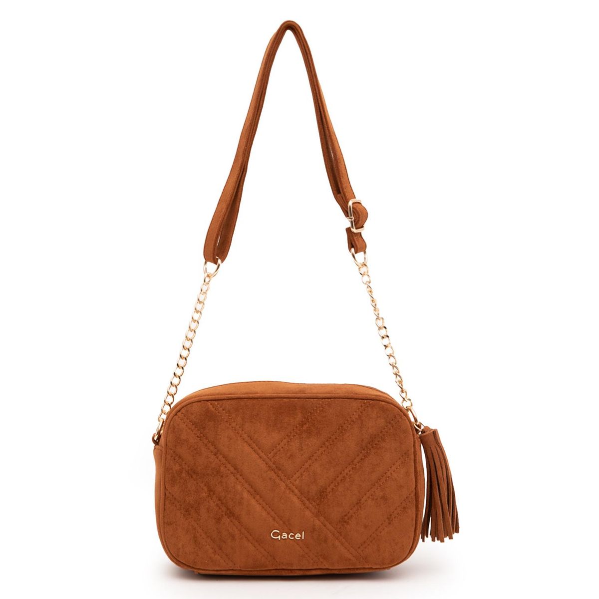 GACEL - Cartera - Bandolera Grande - Gacel - Tostado