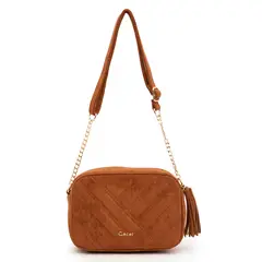 GACEL - Cartera - Bandolera Grande - - Tostado