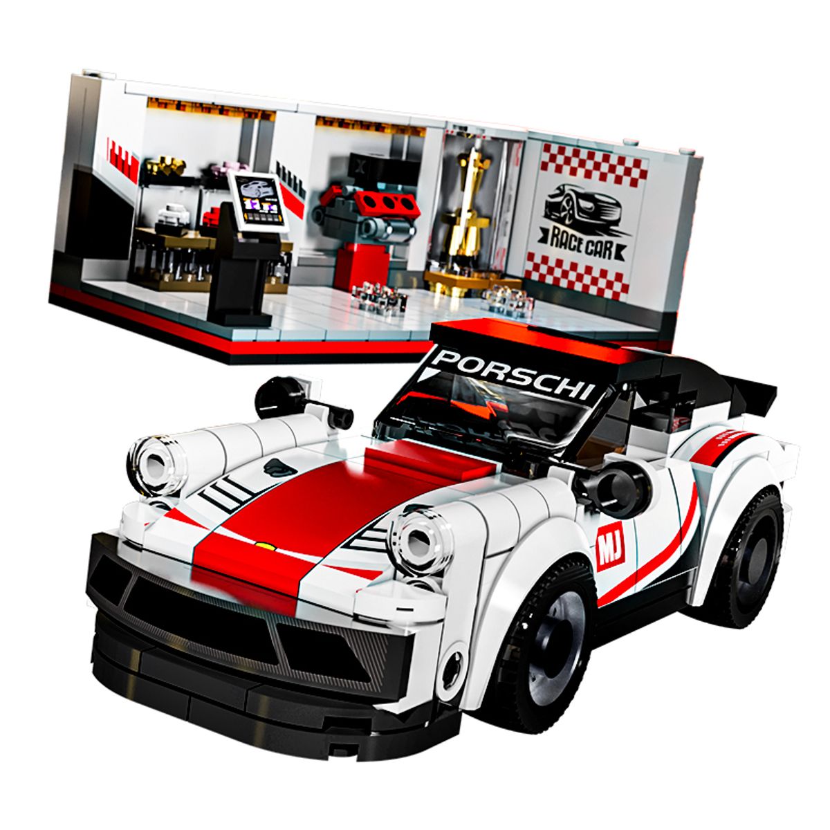 GENERICO - SpeedBlock Auto Blanco Garage