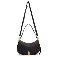 GACEL - Cartera - Retro con Tapa - - Negro