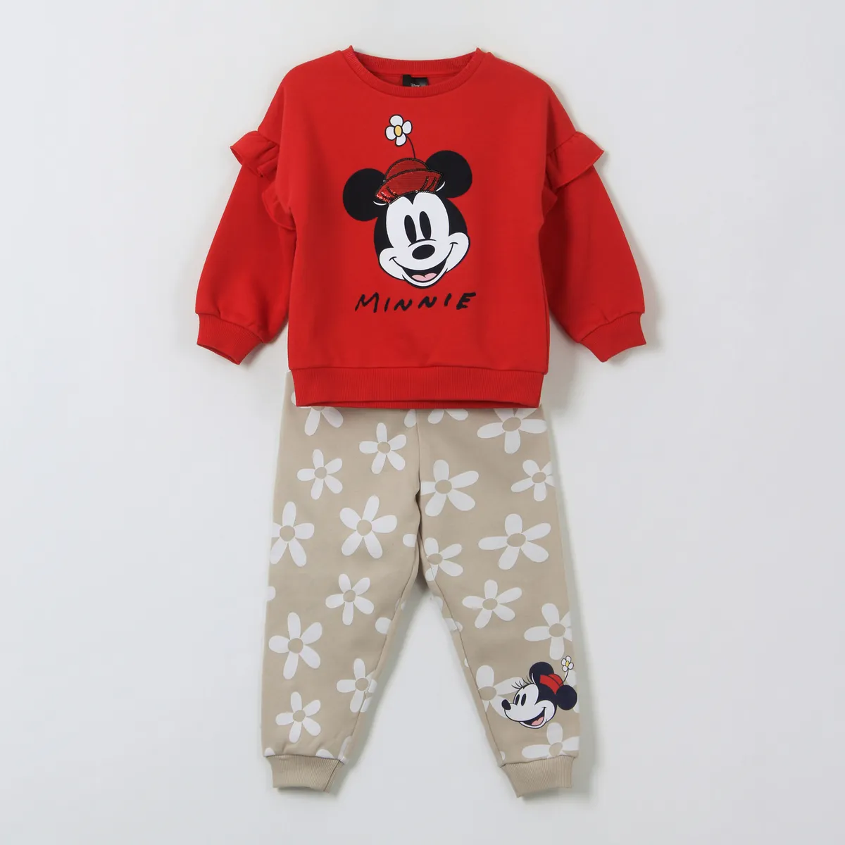 DISNEY - Conjunto Buzo Niña Vuelos Minnie Rojo Disney