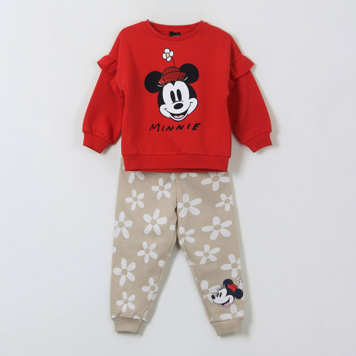 DISNEY - Conjunto Buzo Niña Vuelos Minnie Rojo Disney