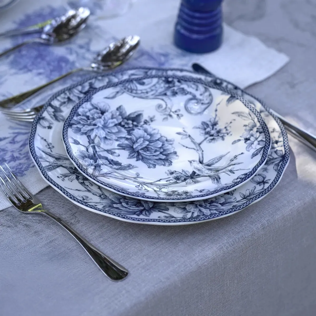 KLAPP - JUEGO DE PORCELANA 24 PIEZAS ADELAIDE BLUE