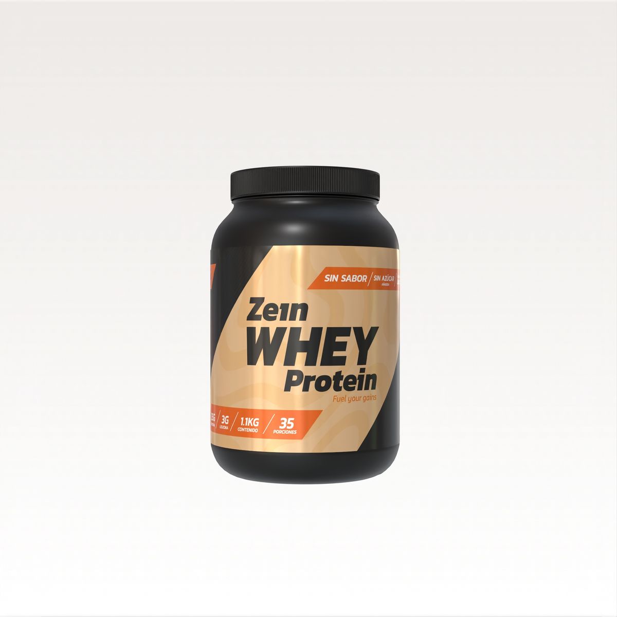 ZEIN - PROTEINA WHEY 1,1KG 35 PORCIONES SIN SABOR - ZEIN