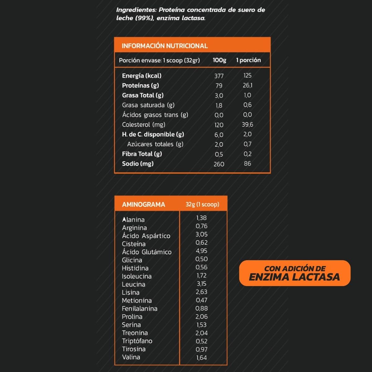 ZEIN - PROTEINA WHEY 1,1KG 35 PORCIONES SIN SABOR - ZEIN