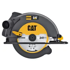 CAT - Sierra Circular Eléctrica Dx59 185mm 14kw Negrogris