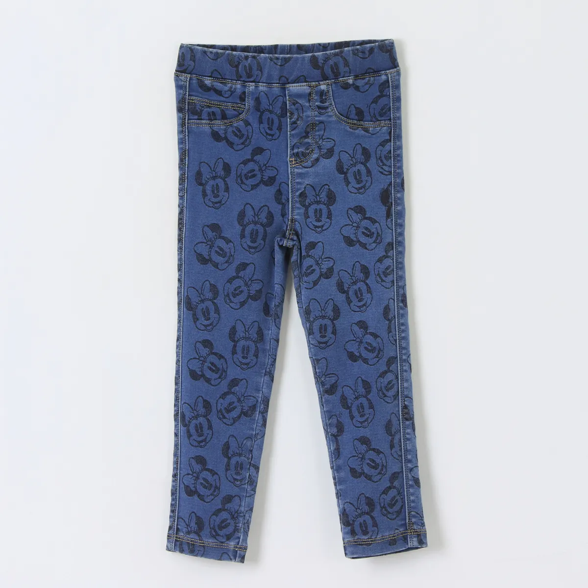 DISNEY - Calza Niña Full Print Minnie Mouse Azul Oscuro Disney