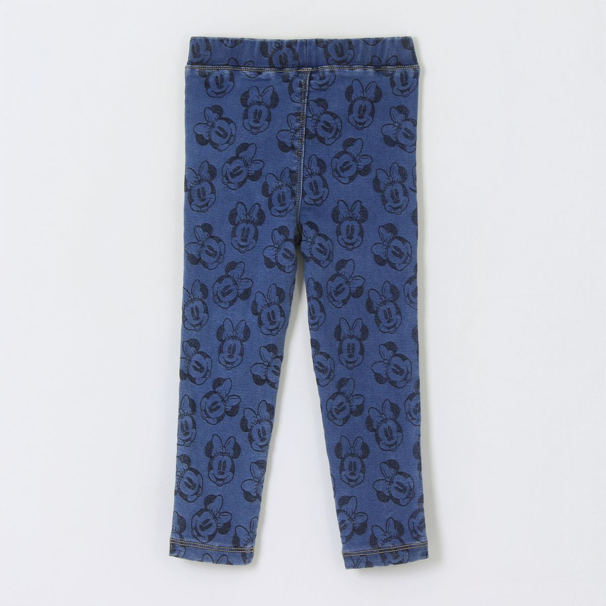 DISNEY - Calza Niña Full Print Minnie Mouse Azul Oscuro Disney