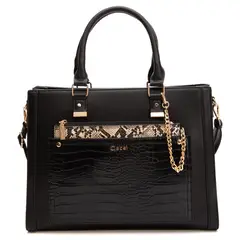 GACEL - Cartera - Dos Asas Grande - - Negro