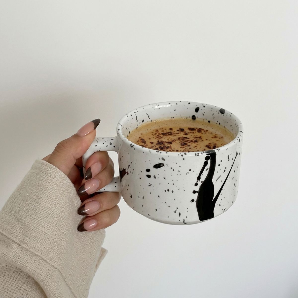 SANTU HOME & DECO - Taza de Cerámica Cow Paint 250ml