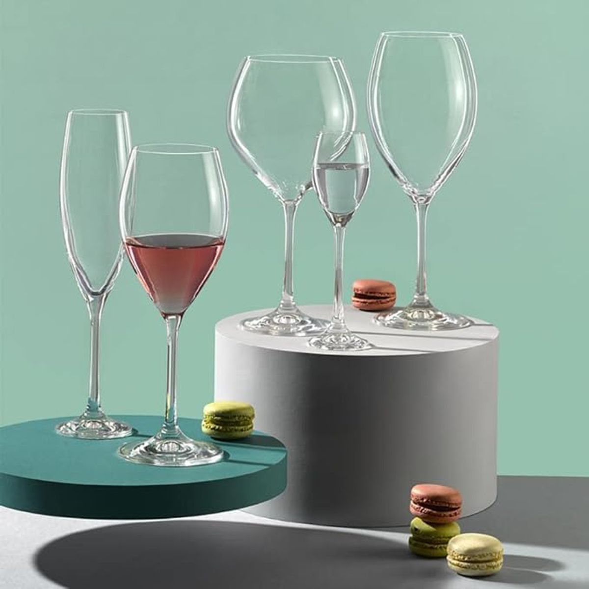BOHEMIA CRYSTAL - CRYSTALEX SET 6 COPAS DE VINO SOPHIA