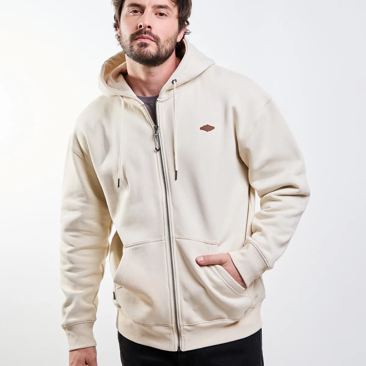 RIP CURL - Poleron FZ Zafiro Beige Hombre Rip Curl