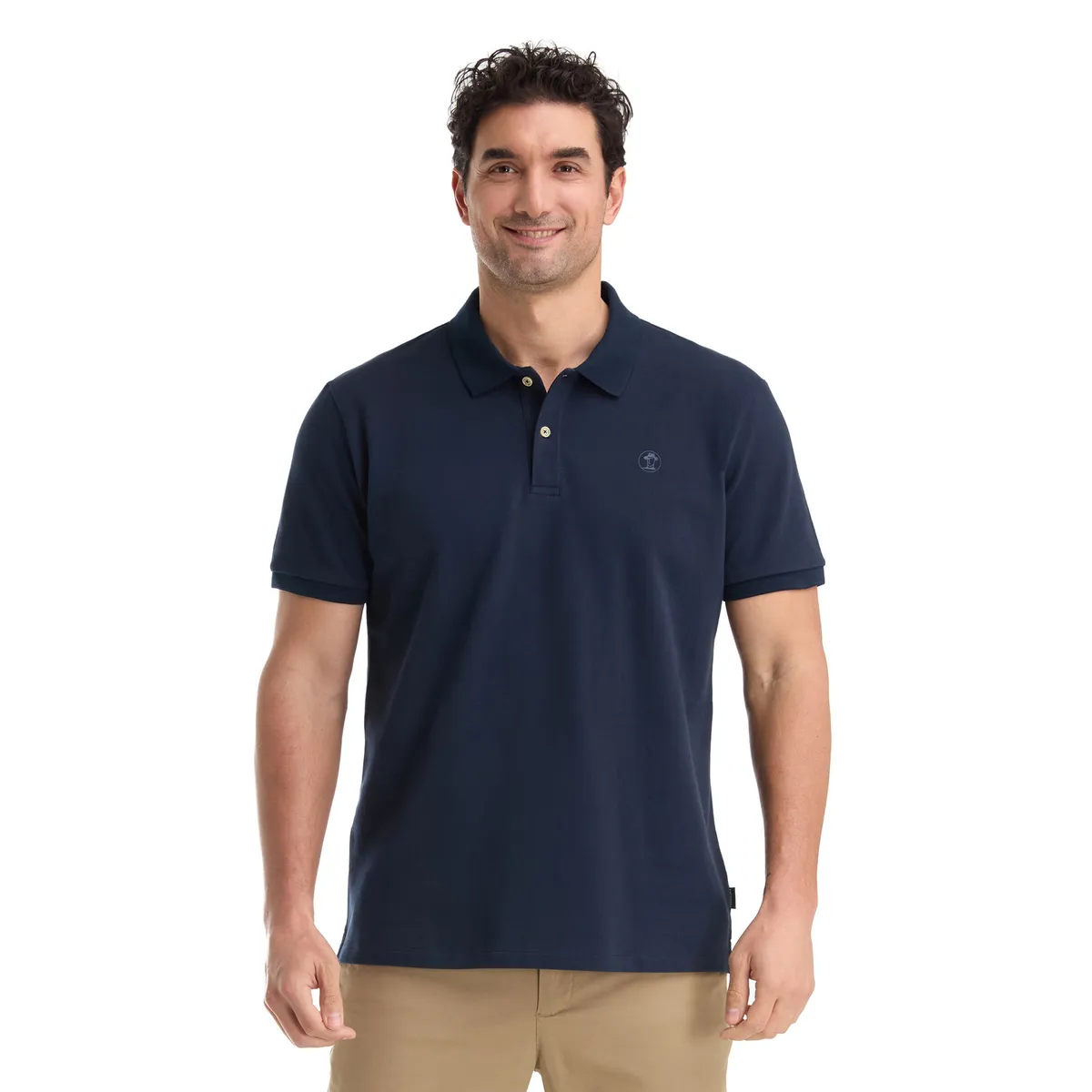 PANAMA JACK - Polera Hombre Casual Azul Panama Jack