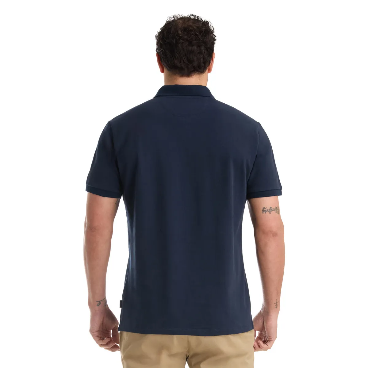 PANAMA JACK - Polera Hombre Casual Azul Panama Jack