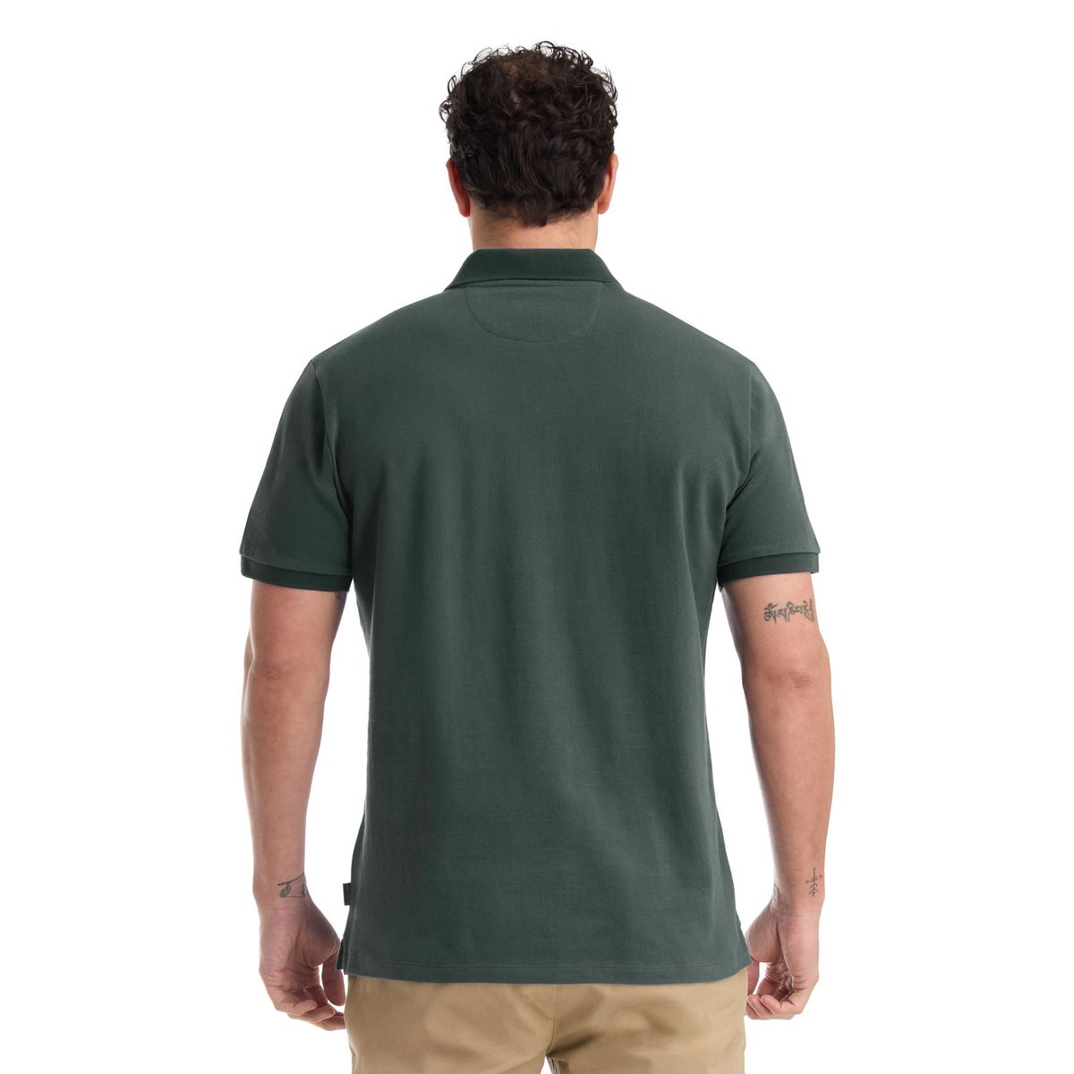 PANAMA JACK - Polera Hombre Casual Verde Panama Jack