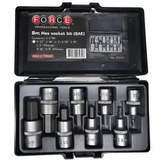 FORCE - Juego de Dados Allen Pulgadas 8Piezas 4091S