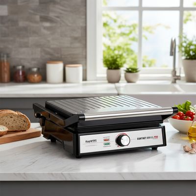 Sindelen Parrilla Eléctrica Plancha Panini Grill Pe-5500In