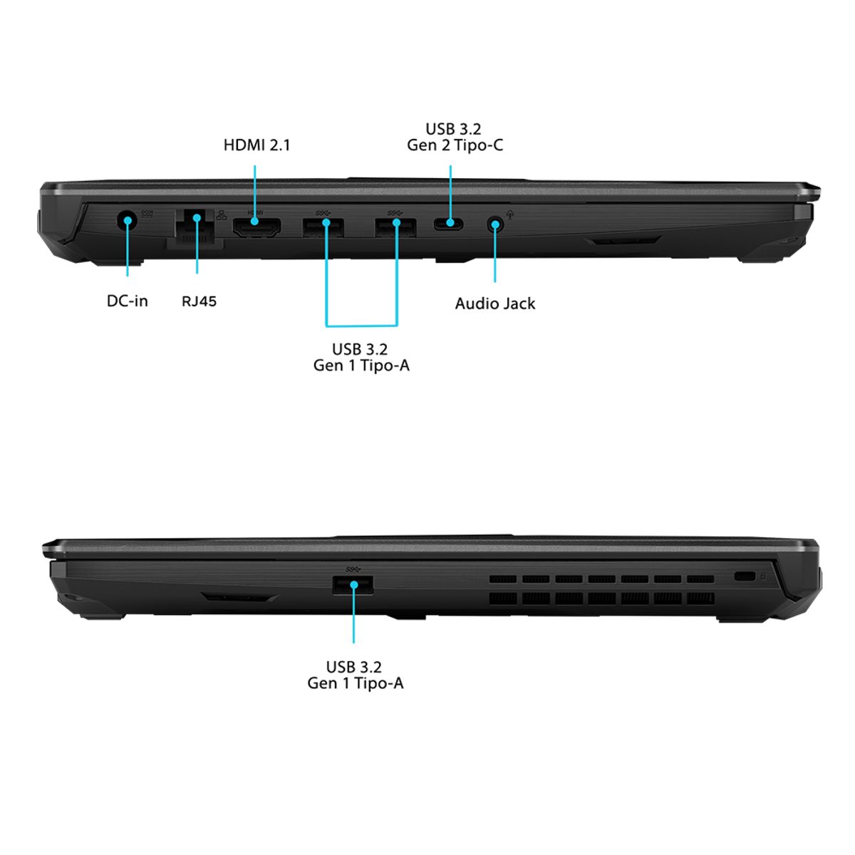 ASUS - Notebook ASUS TUF Gaming A15 AMD Ryzen 7 16GB RAM 512GB SSD RTX 3050 15.6"