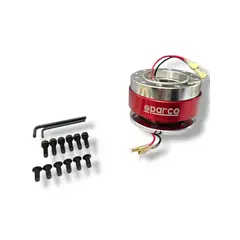 GENERICO - Masa Desmontable Metálica Para Volantes Deportivo Rojo