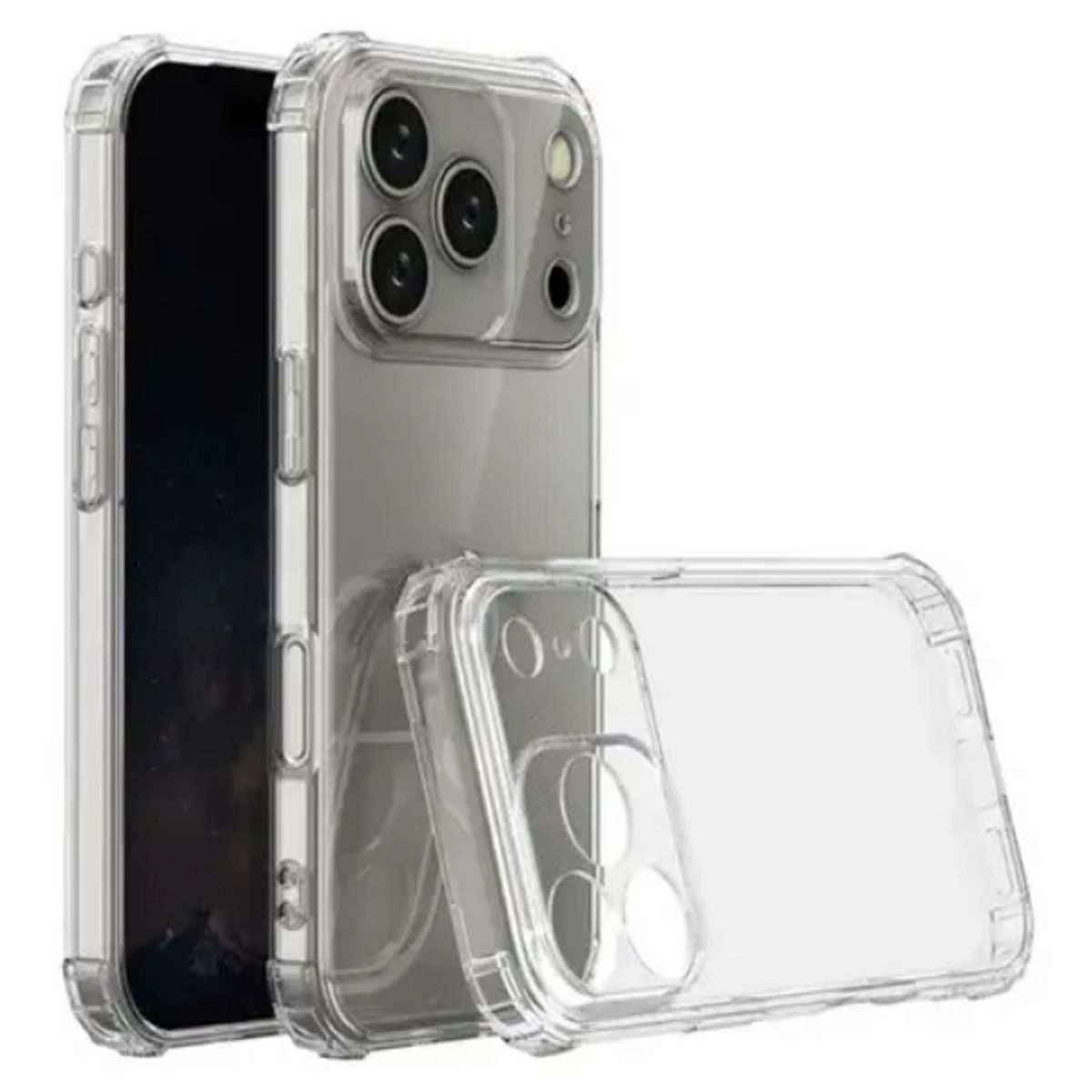 GENERICO - Carcasa para Iphone 17 AIR Transparente Reforzada