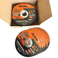 GENERICO - Pack 25und Disco Corte 4 1/2 X 10mm Redbo